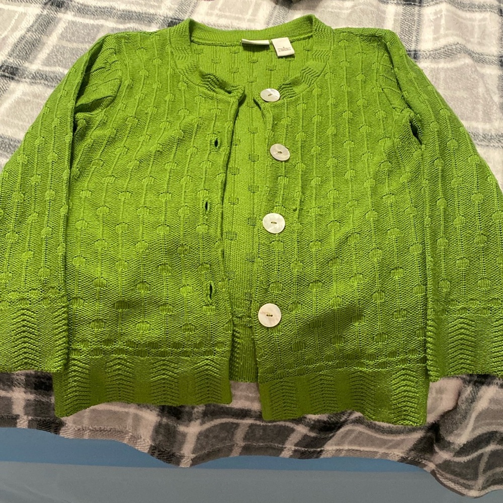 Green Kim Roger’s Sweater